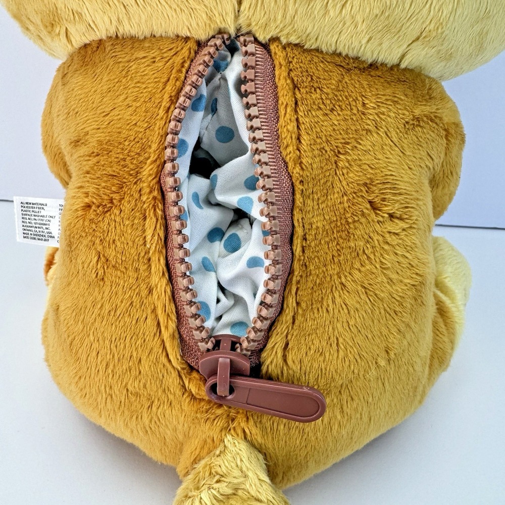 San-X Rilakkuma 14" Tiger Plush Holding Taiyaki Fish Zipper Pocket Brand New NWT - Picture 10 of 16